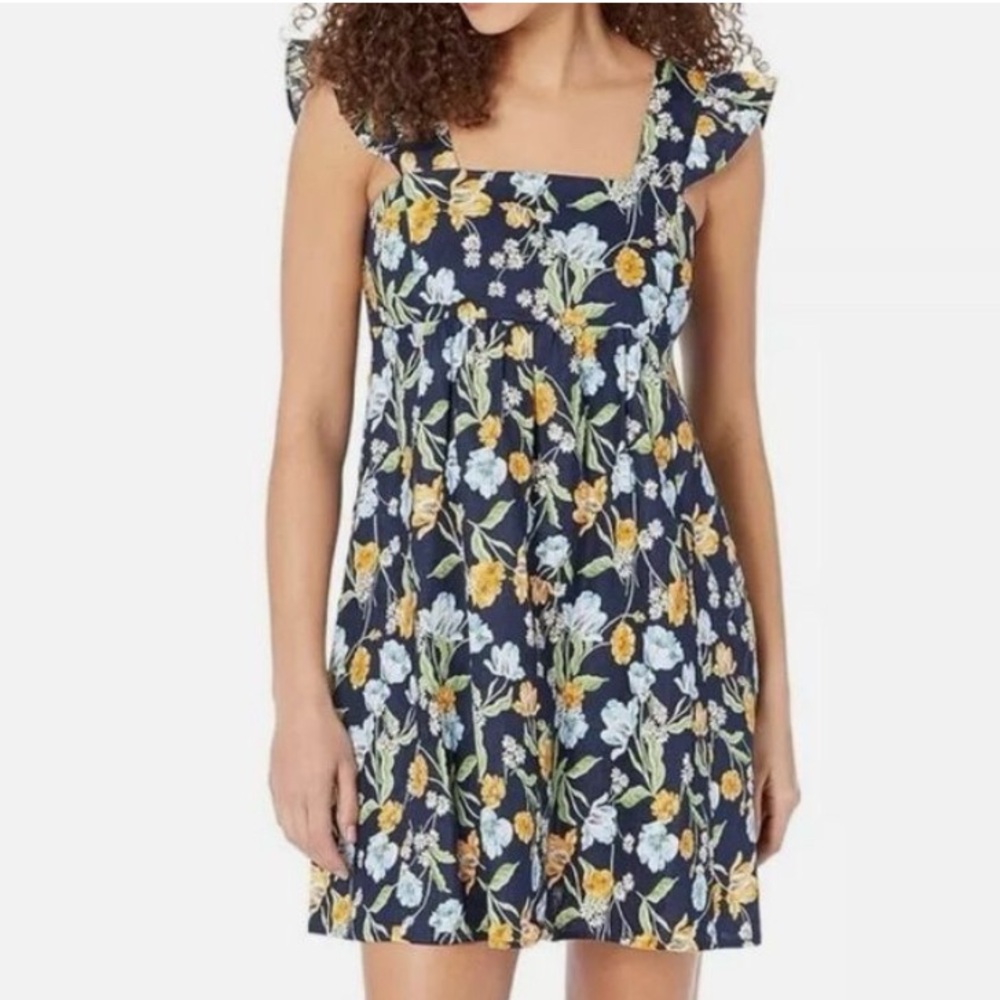 Draper James Maddie Dress – Navy Floral Fit & Flare, Southern Style Charm